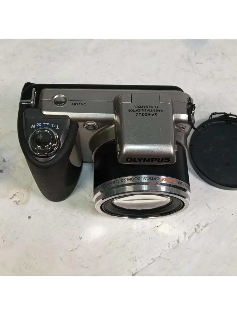 Olympus SP-600UZ Digital Camera 12MP 15x Optical Zoom Silver HD Video Tested